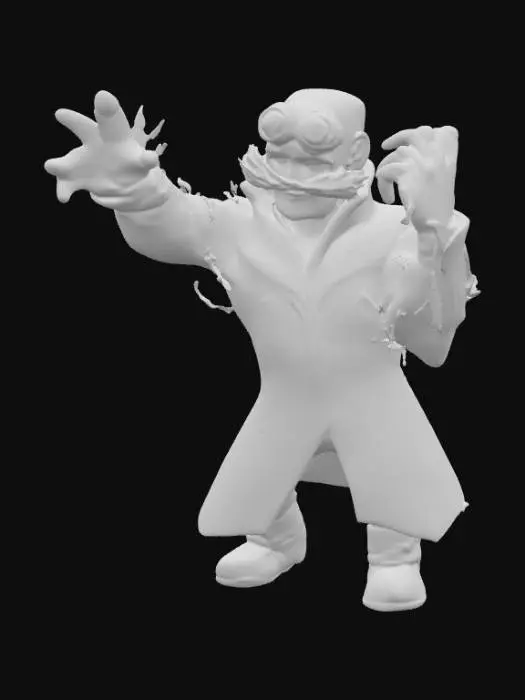 3D model for super eggman