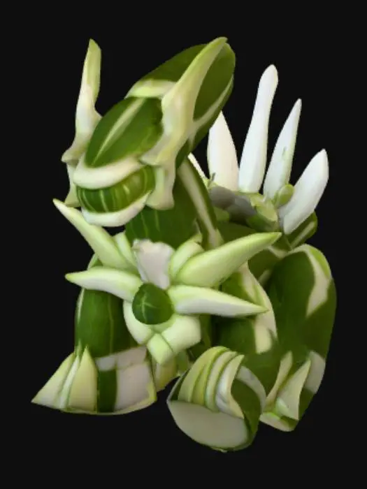 3D model for Cucumber Dialga (Pokemon)