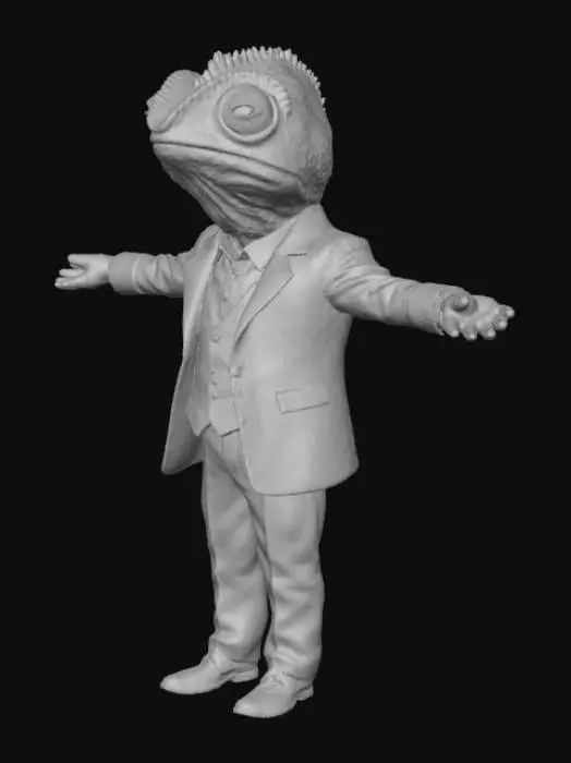 3D model for Chameleon Gentleman
