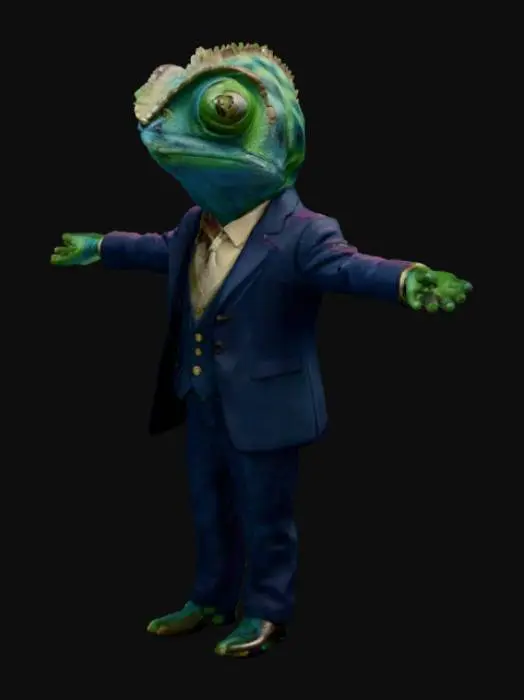 3D model for Chameleon Gentleman
