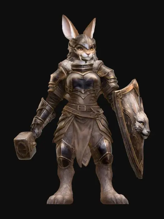 3D model for Rachel Hopper Knight
