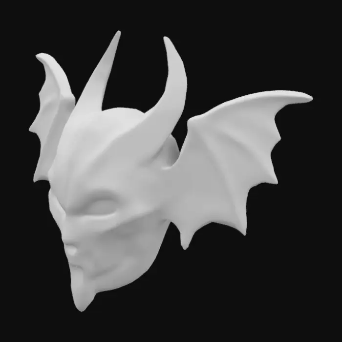 3D model for #ChronoForgeWeapon# a bat shaped helmet