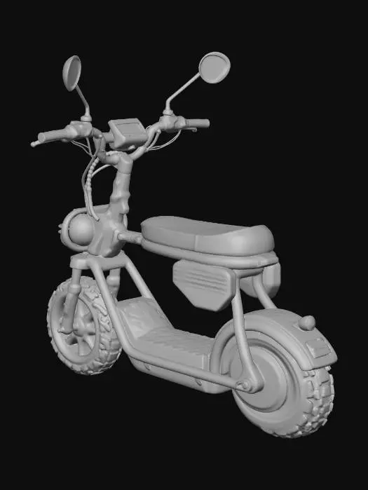 3D model for Electric Adventure Scooter