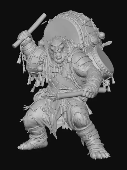 3D model for Bugbear Bard