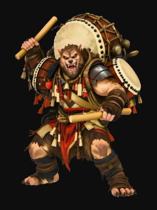 3D model for Bugbear Bard