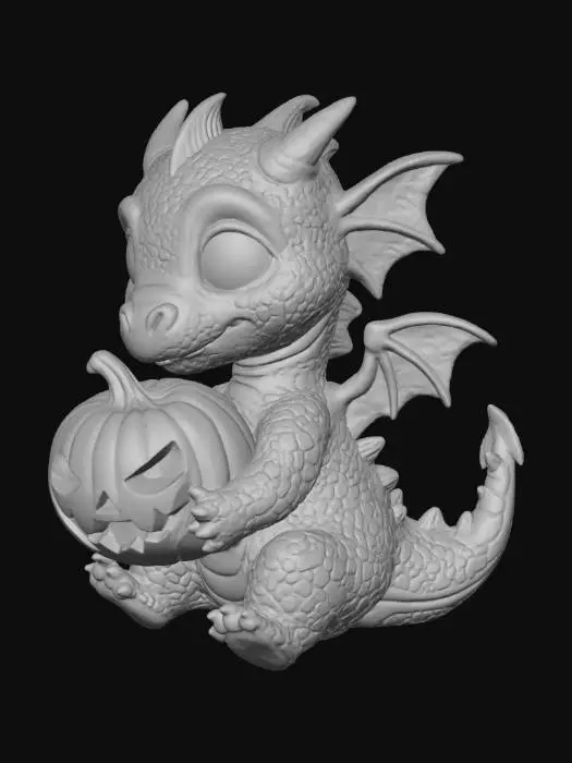 3D model for Pumpkin Dragonling