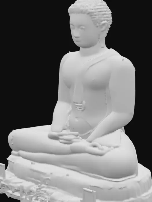3D model for Serene Buddha Statue