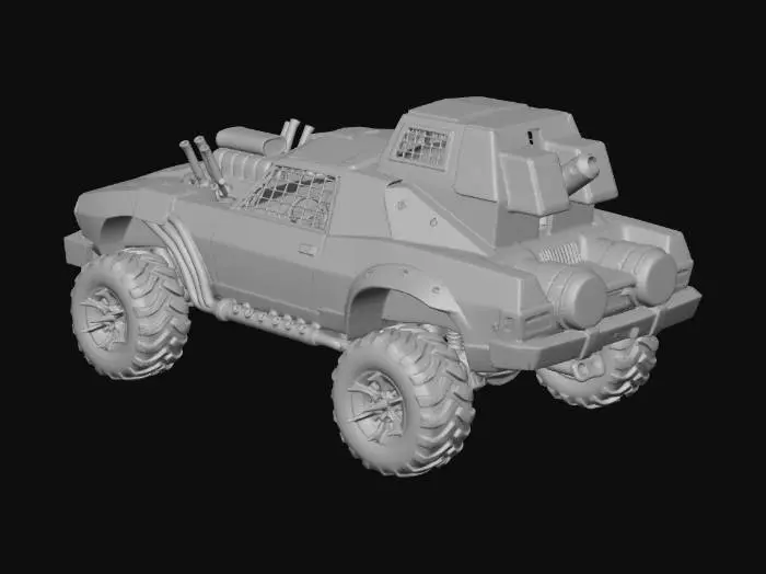3D model for Rusty Road Warrior