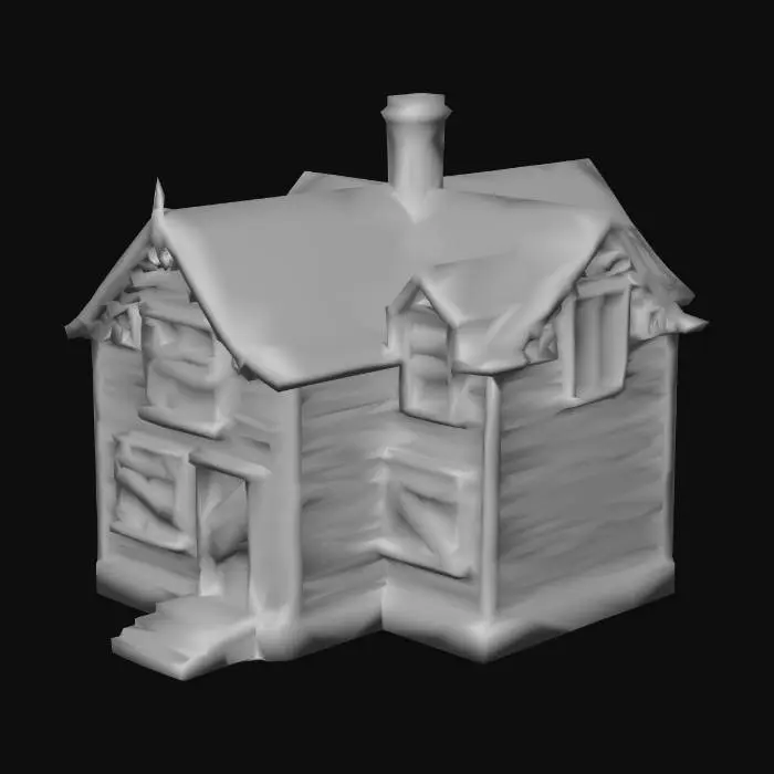 3D model for Abandoned Home