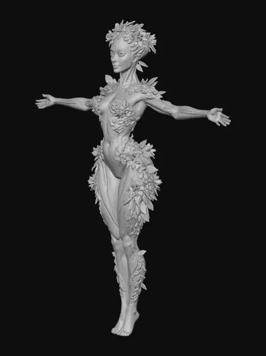 3D model for Forest Nymph Awakening