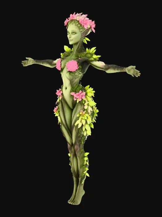 3D model for Forest Nymph Awakening