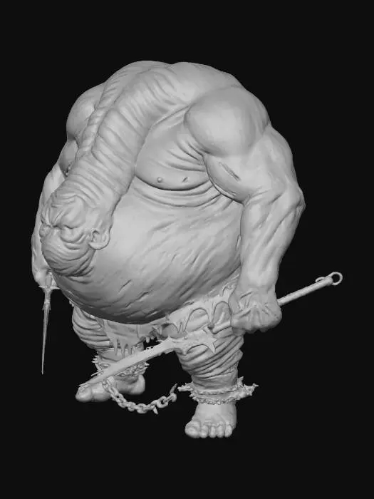 3D model for Cemetery Attendant