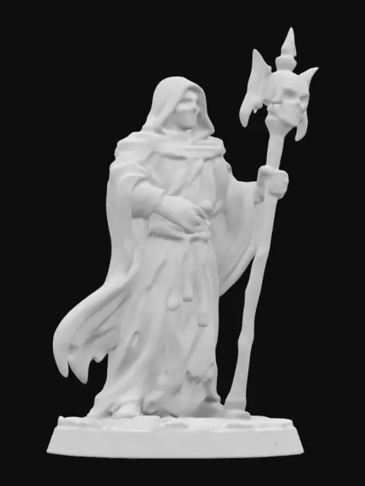 3D model for жрец смерти, днд миниатюра