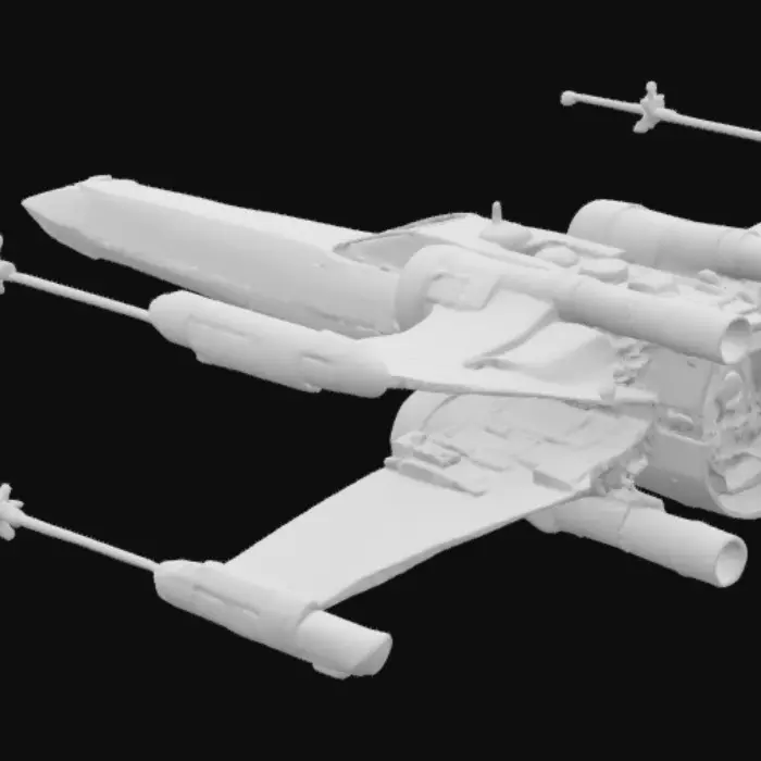 3D model for Star Wars x-wing fighter 