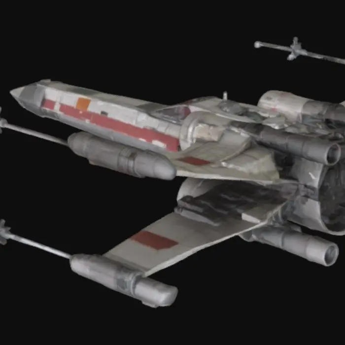 3D model for Star Wars x-wing fighter 