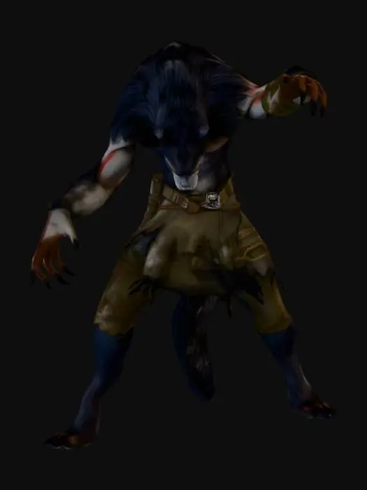 3D model for werewolf