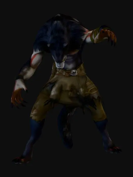 3D model for werewolf