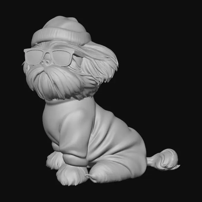 3D model for Lucky Pup Couture