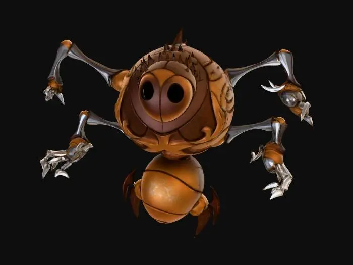 3D model for Mechanical Arachnid Warrior