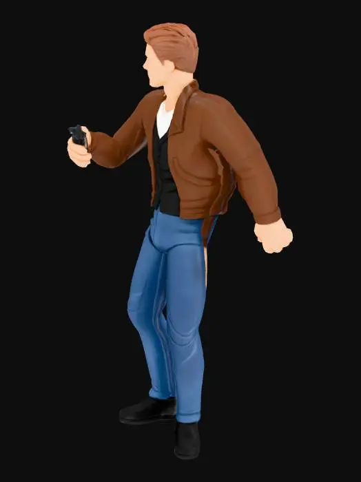 3D model for Action Hero Figure