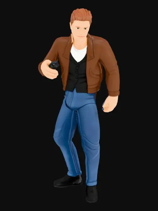 3D model for Action Hero Figure