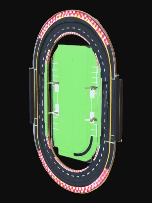 3D model for Realistic Snazzy Oval Racing Circuit located in Israel