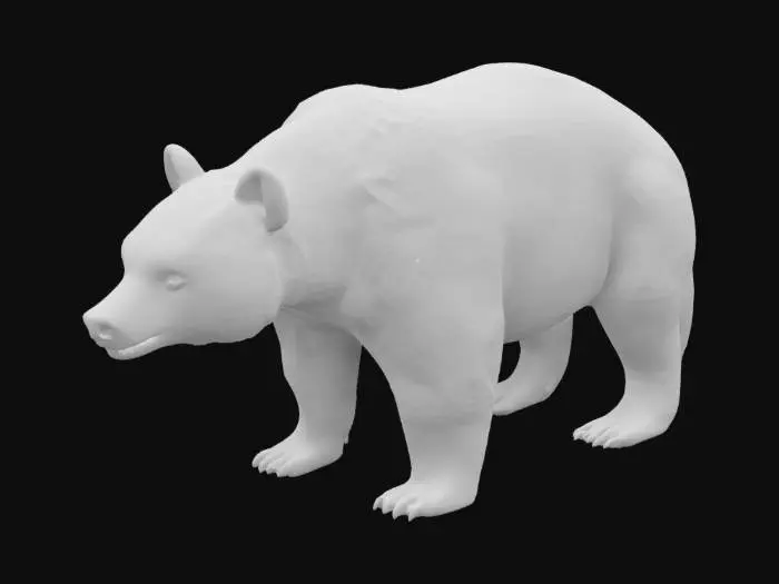 3D model for A Weird bear-like Mammal from southeast asia, quadruped, long snouted, symmetry, long-tailed