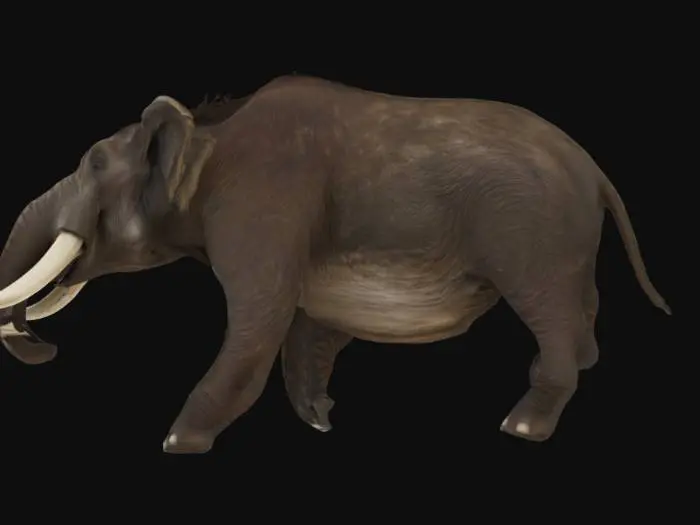 3D model for woolly elephant-like creature