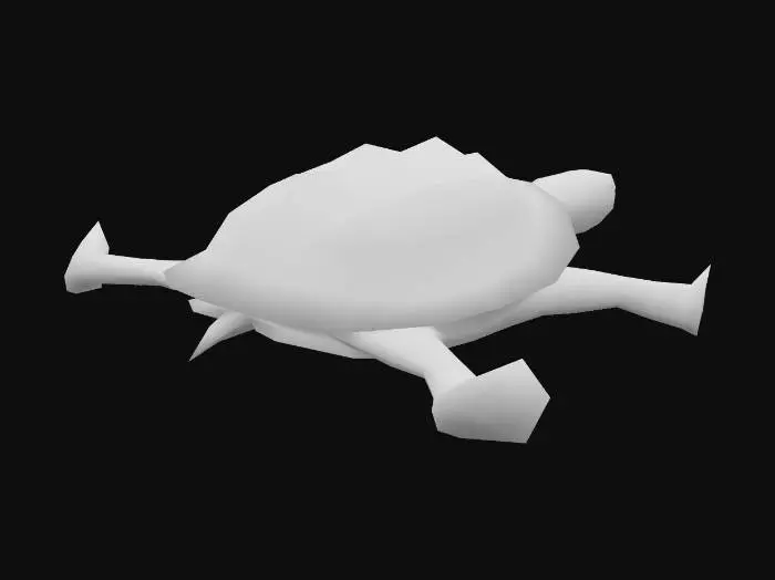 3D model for turtle-eee
