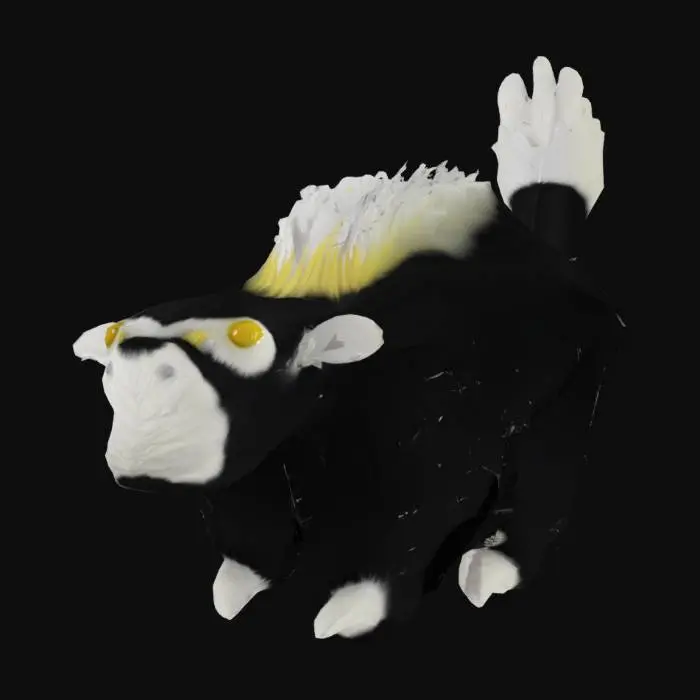 3D model for Amazon Quilled Monkey