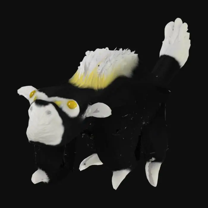 3D model for Amazon Quilled Monkey