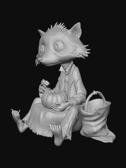 3D model for Pumpkin Paws