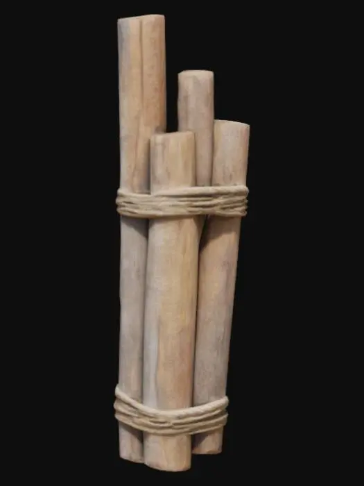 3D model for Wooden Logs Bound