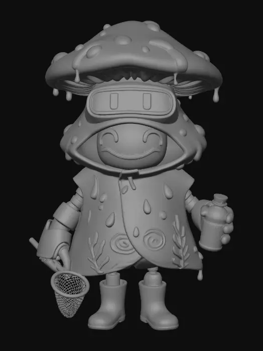 3D model for Aqua Mushroom Explorer