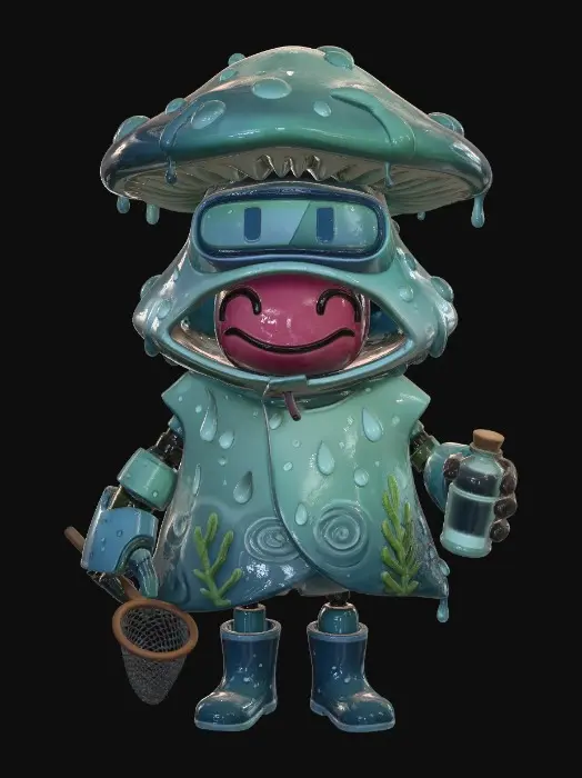 3D model for Aqua Mushroom Explorer