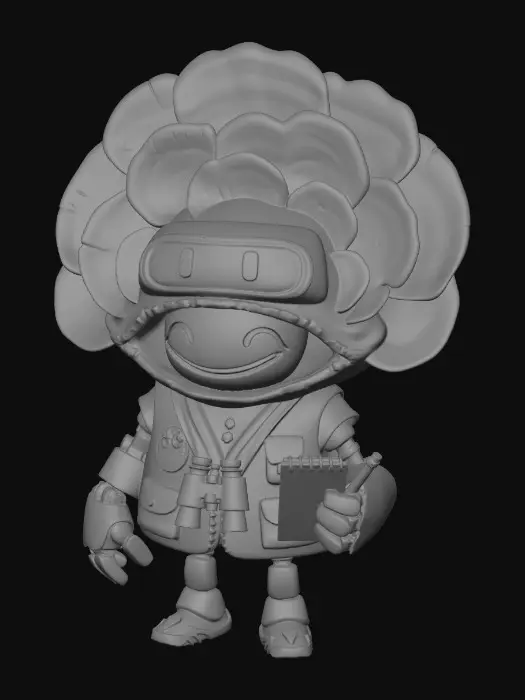 3D model for Feathered Field Scout