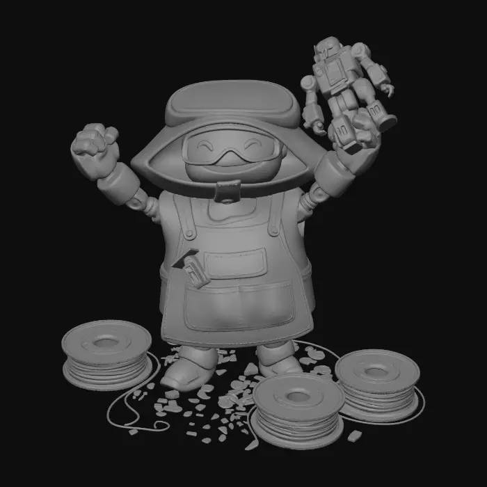 3D model for Cosmic Toymaker