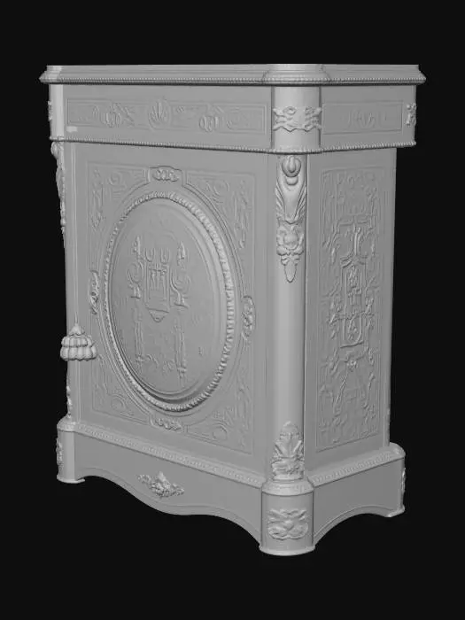 3D model for Ornate Cabinet Design