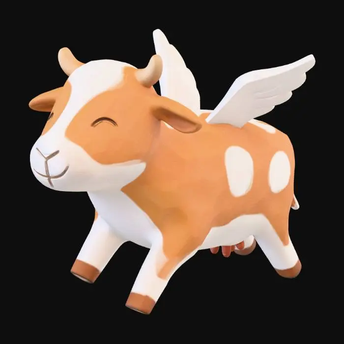 3D model for Flying Cow Adventure