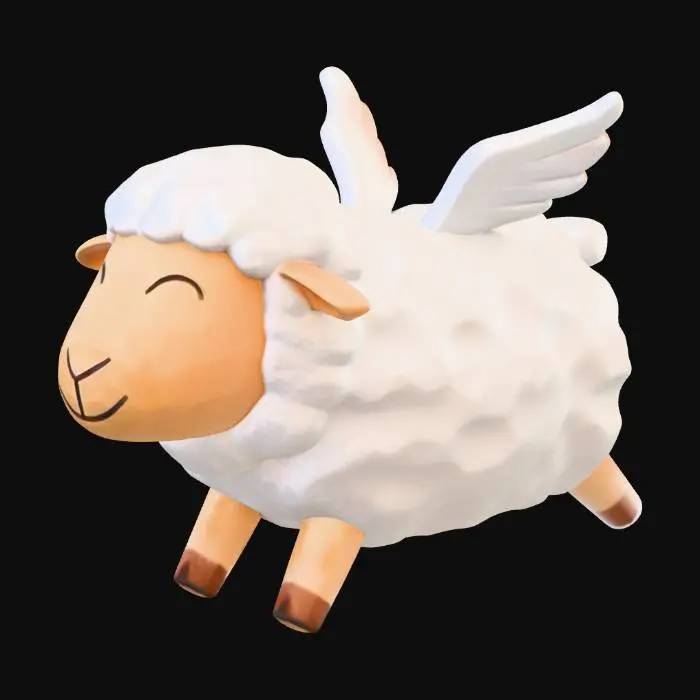 3D model for Flying Sheep Dreams