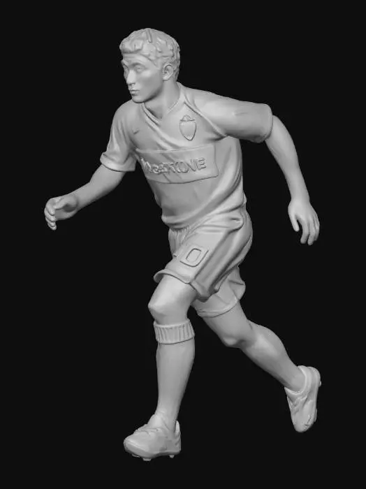 3D model for Boca Juniors midfielder on the move