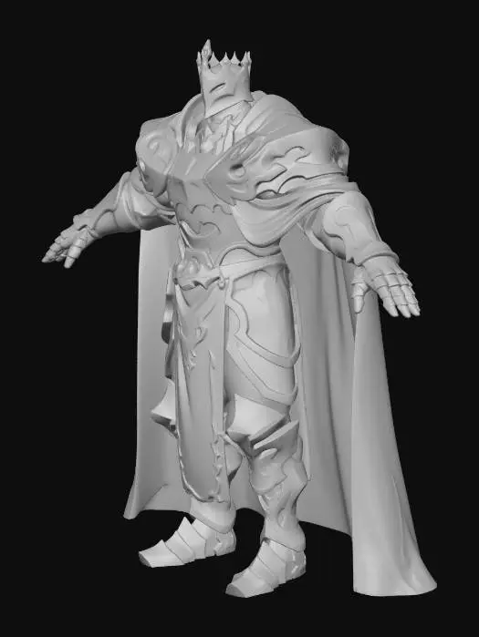 3D model for Azure Colossus on the Stone Throne