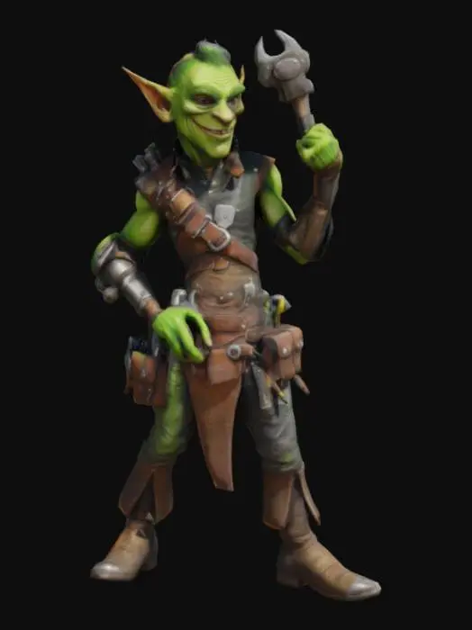 3D model for Goblin Tinkerer