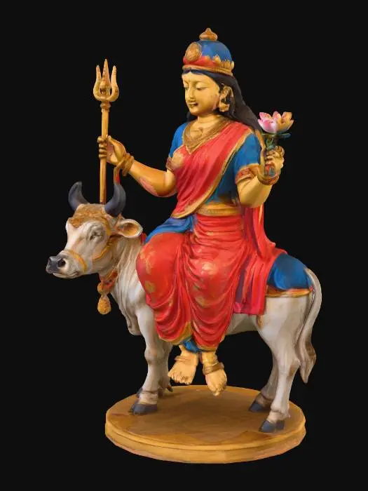3D model for Goddess on a Bull