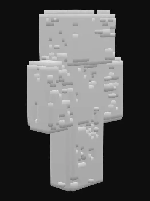 3D model for Minecraft, Steve