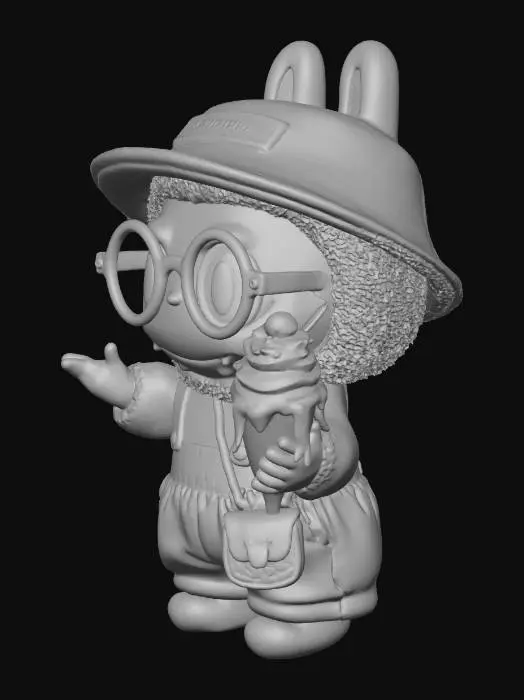 3D model for labubu ice cream