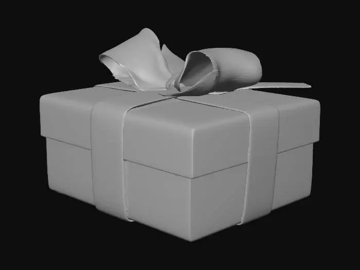 3D model for amazing christmas gift 4k asset