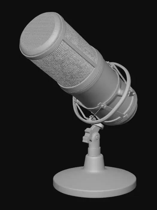 3D model for Blue Studio Microphone