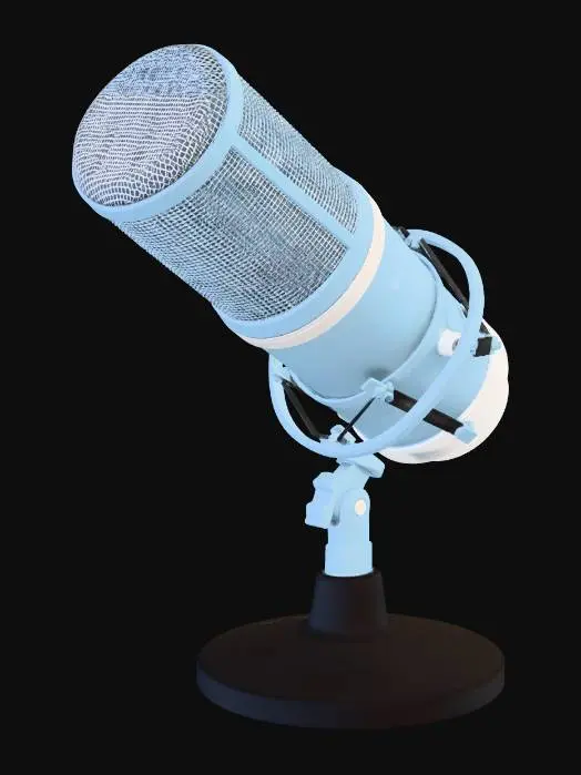 3D model for Blue Studio Microphone