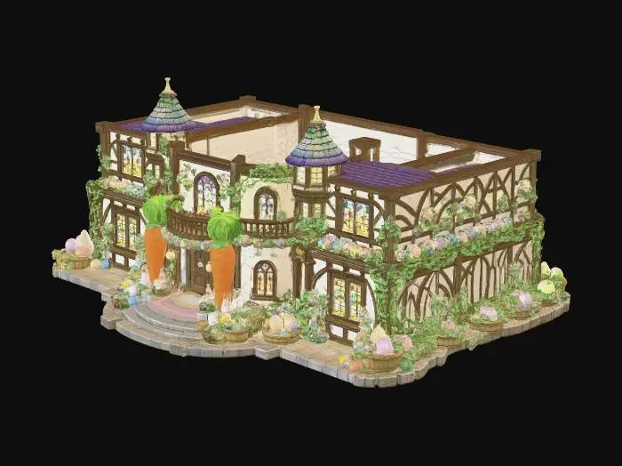 3D model for Enchanted Easter Manor, #EasterEgg2026#